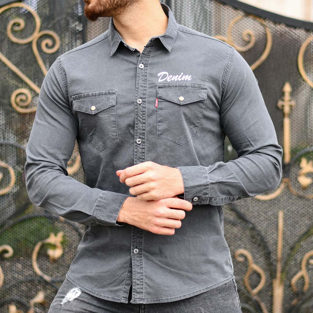 پیراهن مردانه DENIM کد 12377