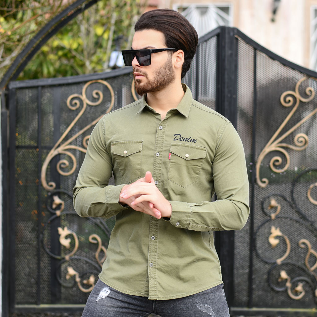 پیراهن مردانه DENIM کد 12377