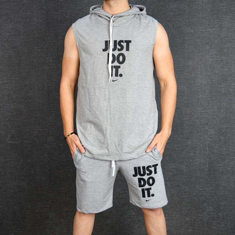 ست تاپ و شلوارک مردانه JUST DO IT کد 12442