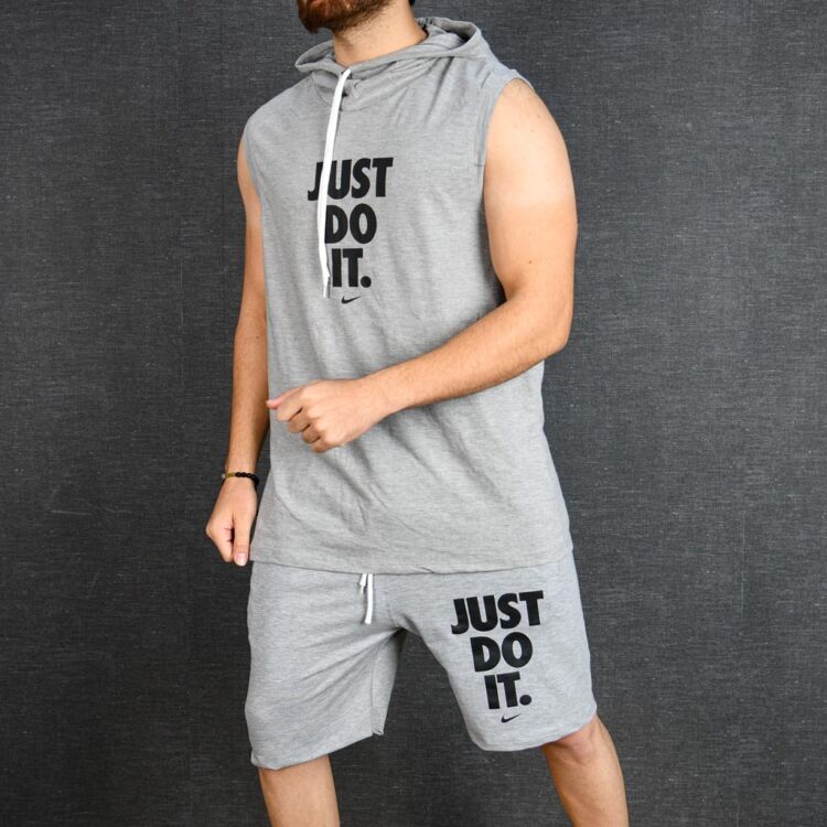 ست تاپ و شلوارک مردانه JUST DO IT کد 12442