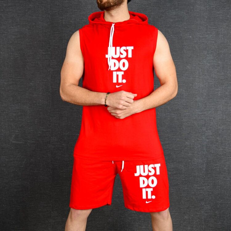 ست تاپ و شلوارک مردانه JUST DO IT کد 12442