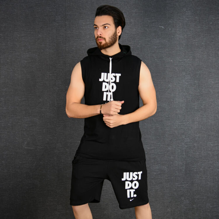 ست تاپ و شلوارک مردانه JUST DO IT کد 12442