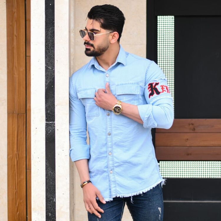 پیراهن مردانه جین KENZO کد 12997