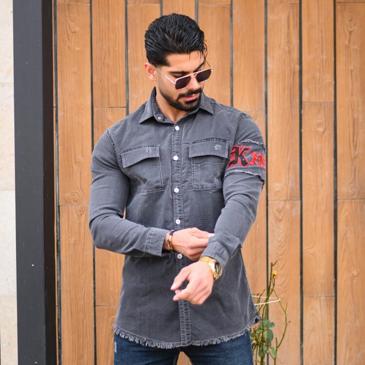 پیراهن مردانه جین KENZO کد 12997
