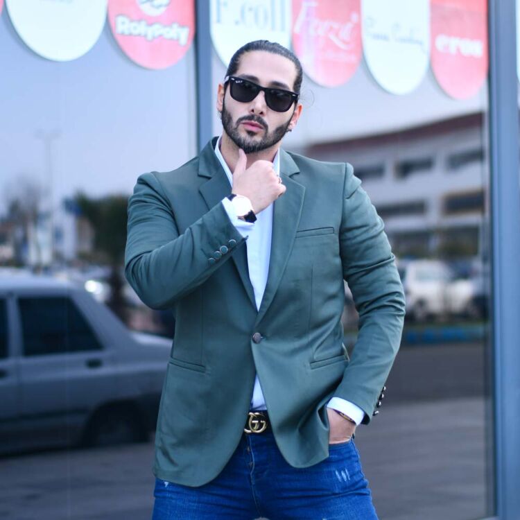 تک کت مردانه LV کله غازی کد 13020