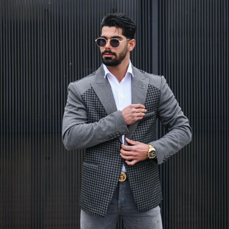 تک کت مردانه GUCCI نوک مدادی کد 13161