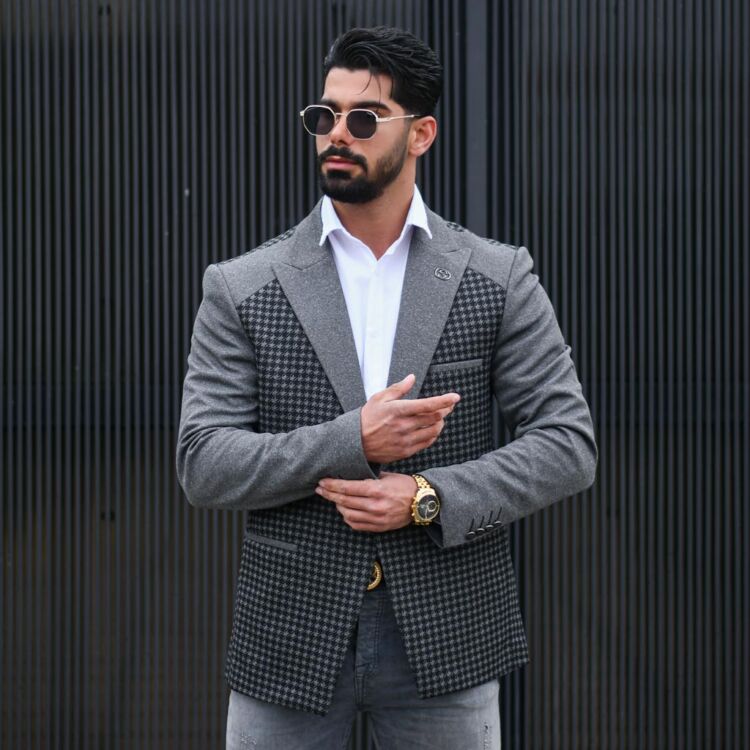 تک کت مردانه GUCCI نوک مدادی کد 13161