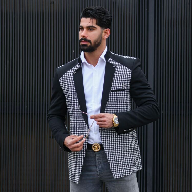 تک کت مردانه GUCCI مشکی کد 13162