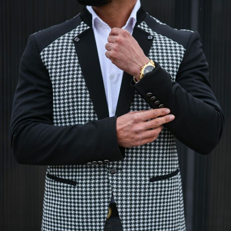 تک کت مردانه GUCCI مشکی کد 13162