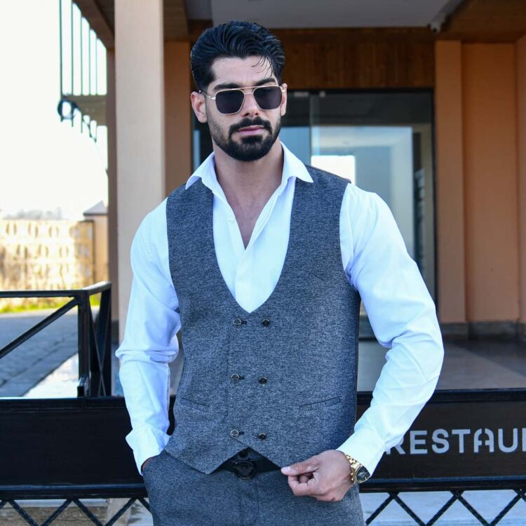 ست کت و شلوار و جلیقه GUCCI کد 12976