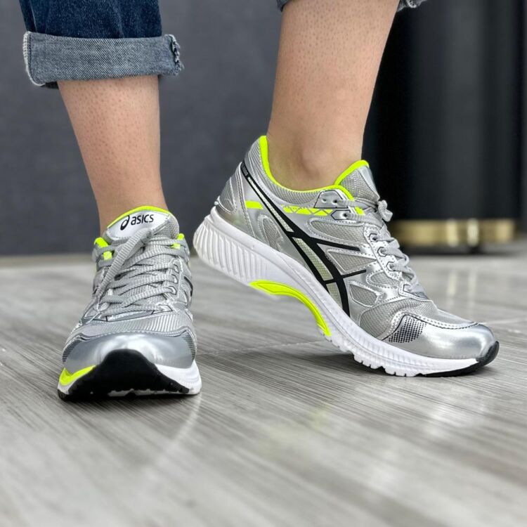 کتانی دخترانه ASICS طوسی فسفری کد 13455
