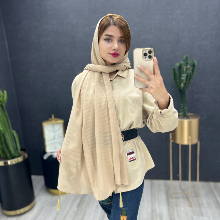 شال منگوله دار کد 13446