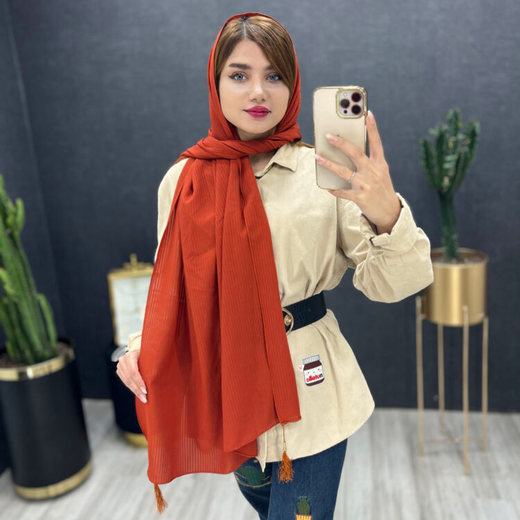 شال منگوله دار کد 13446