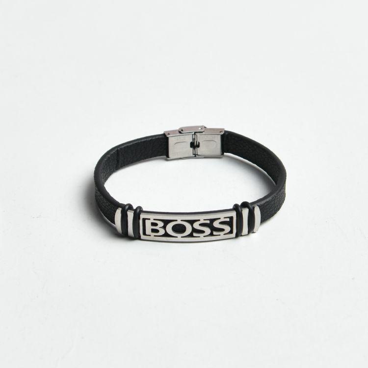 دستبند چرم طرح BOSS کد 11911