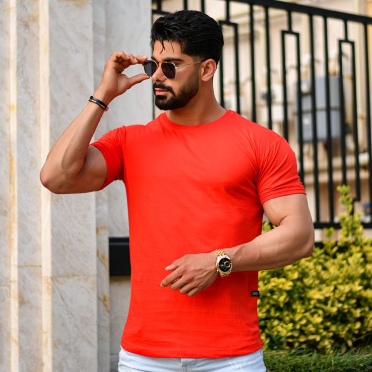 تیشرت مردانه ساده ZARA کد 14607