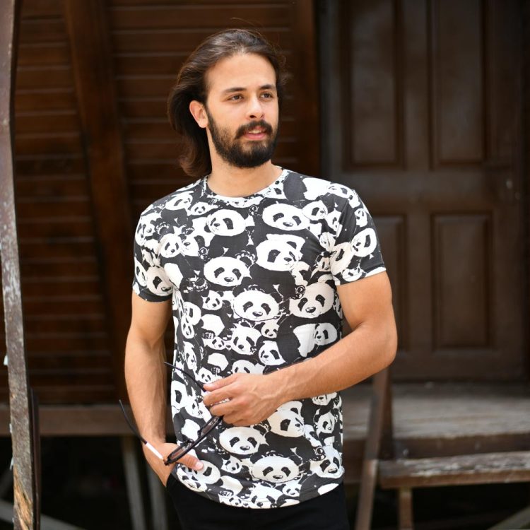 تیشرت مردانه پاندا کد 14740