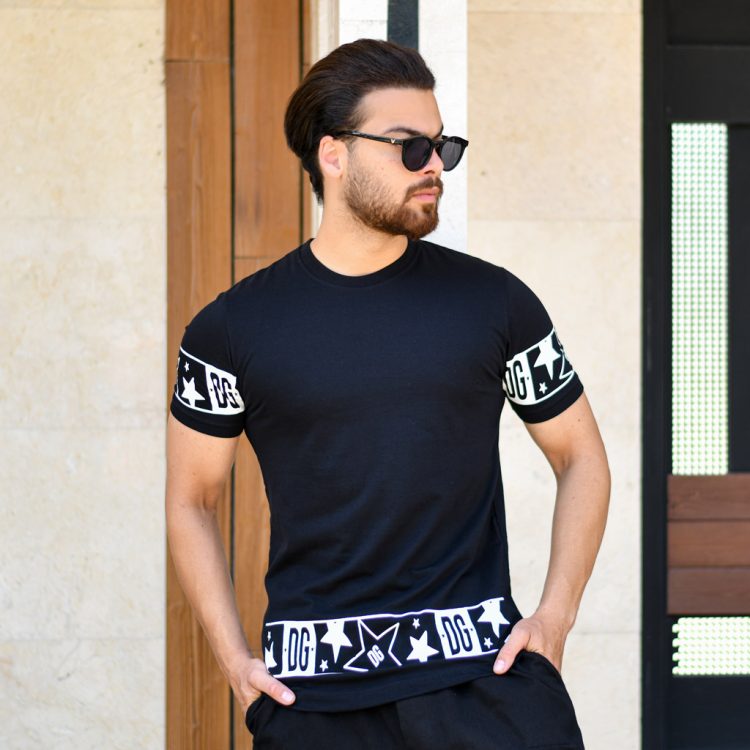 تیشرت مردانه D&G کد 14845 مشکی