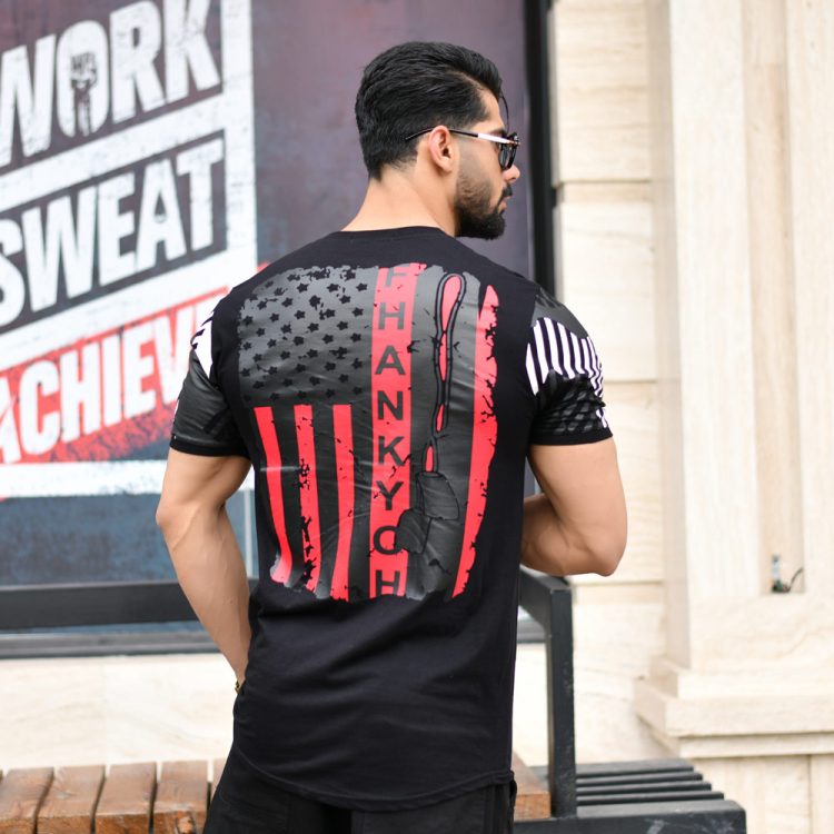 تیشرت مردانه FHANKYOH مشکی کد 14779