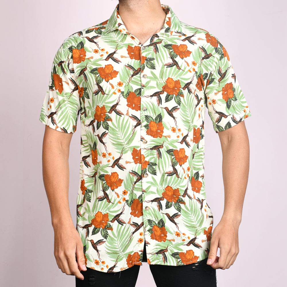 پیراهن مردانه هاوایی کد 15086