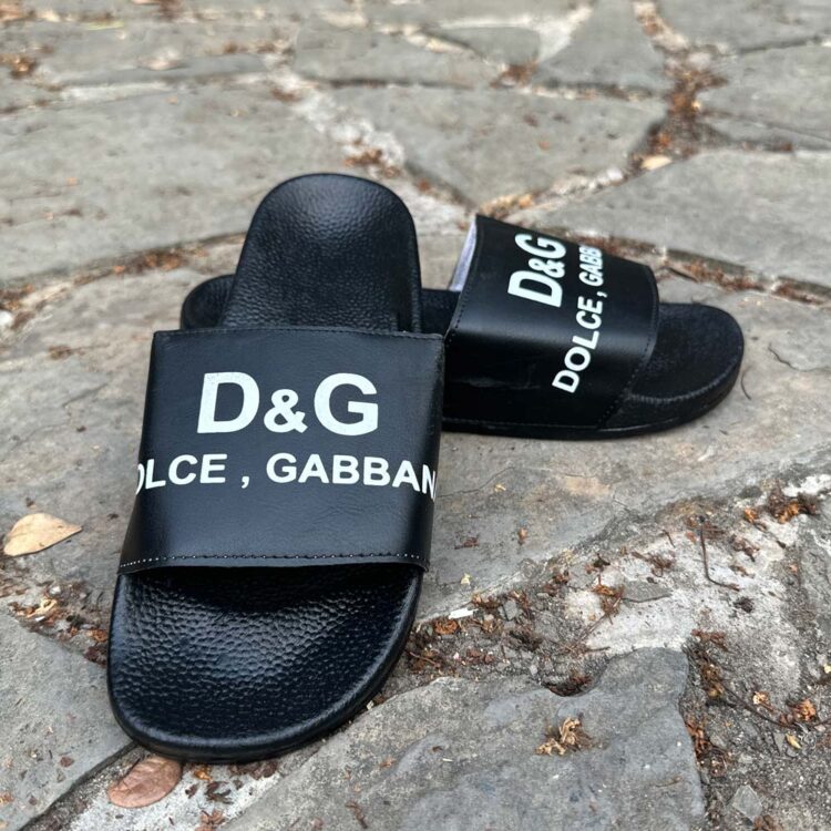 دمپایی مردانه D&G مشکی کد 15238