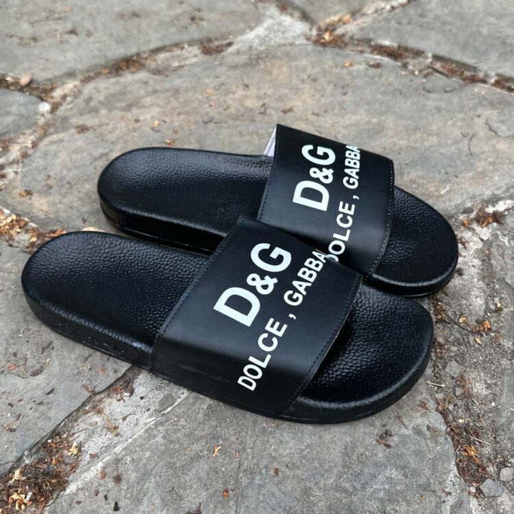 دمپایی مردانه D&G مشکی کد 15238