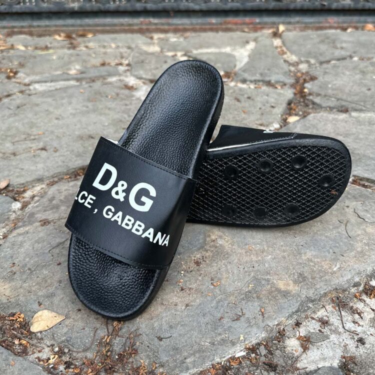 دمپایی مردانه D&G مشکی کد 15238