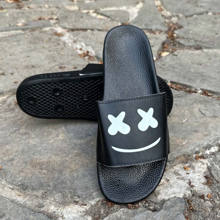 دمپایی مردانه SMILE مشکی کد 15235