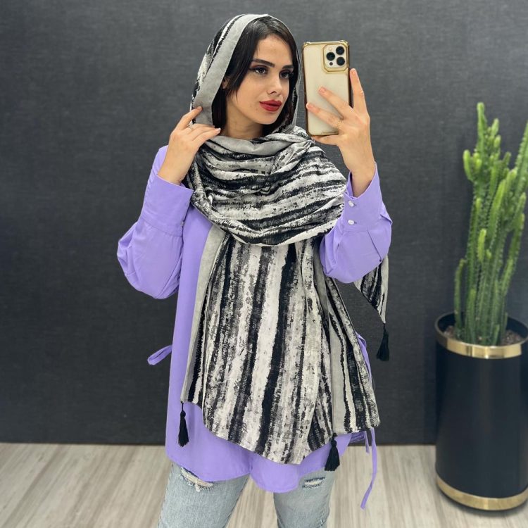 شال طرحدار کد 14932