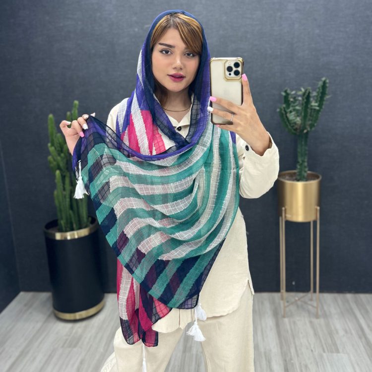 شال طرحدار کد 15279