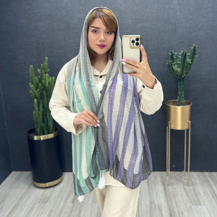 شال طرحدار کد 15279