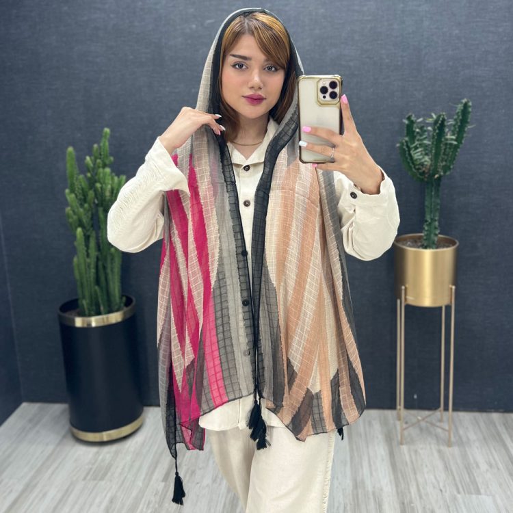 شال طرحدار کد 15279