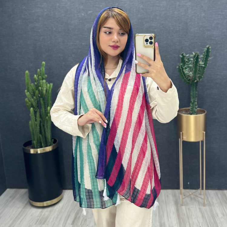 شال طرحدار کد 15279