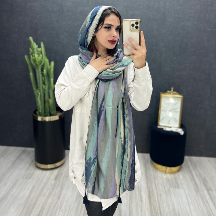 شال طرحدار کد 15265