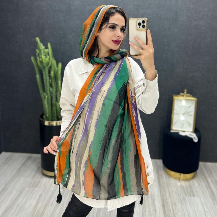 شال طرحدار کد 15265