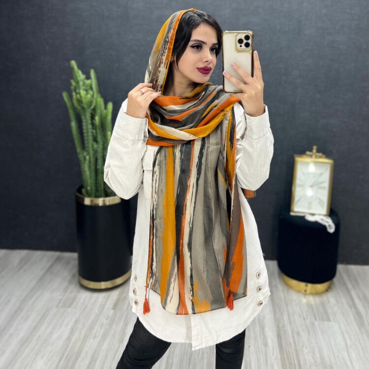 شال طرحدار کد 15265