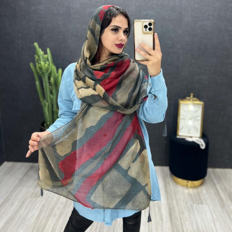 شال طرحدار کد 15262