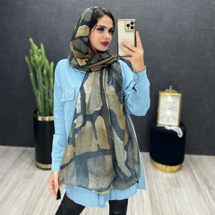 شال طرحدار کد 15262