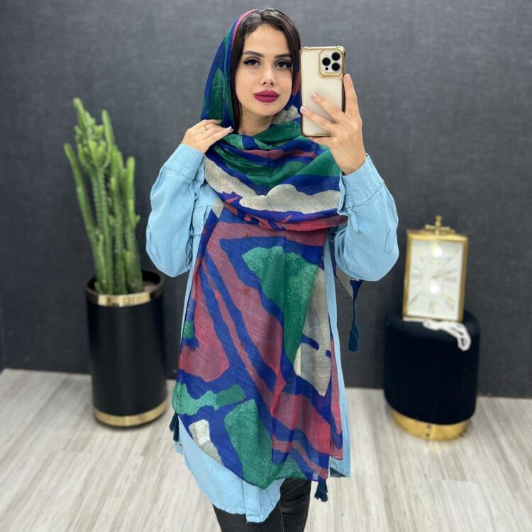 شال طرحدار کد 15262