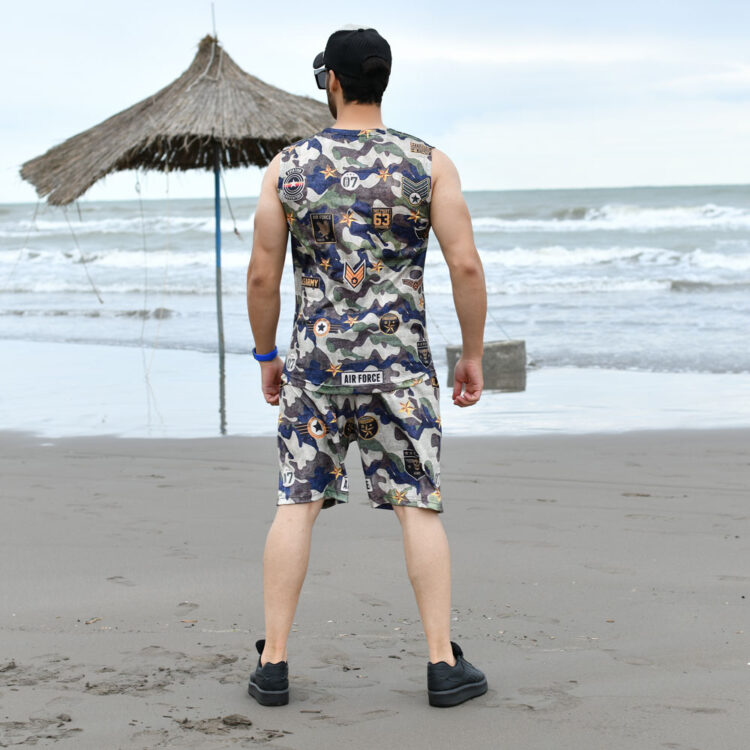 ست تاپ و شلوارک مردانه کد 15712