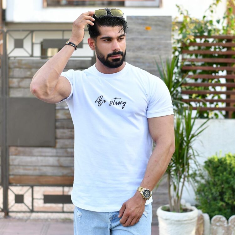 تیشرت مردانه BE STRONG کد 15868