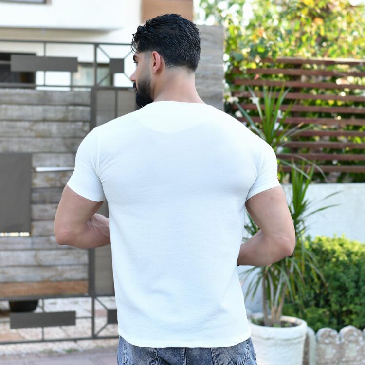 تیشرت مردانه یقه کوبایی کد 15871