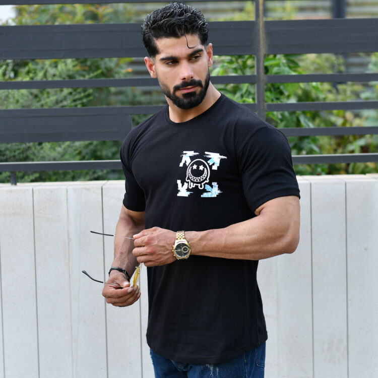 تیشرت مردانه OFF WHITE مشکی کد 16051