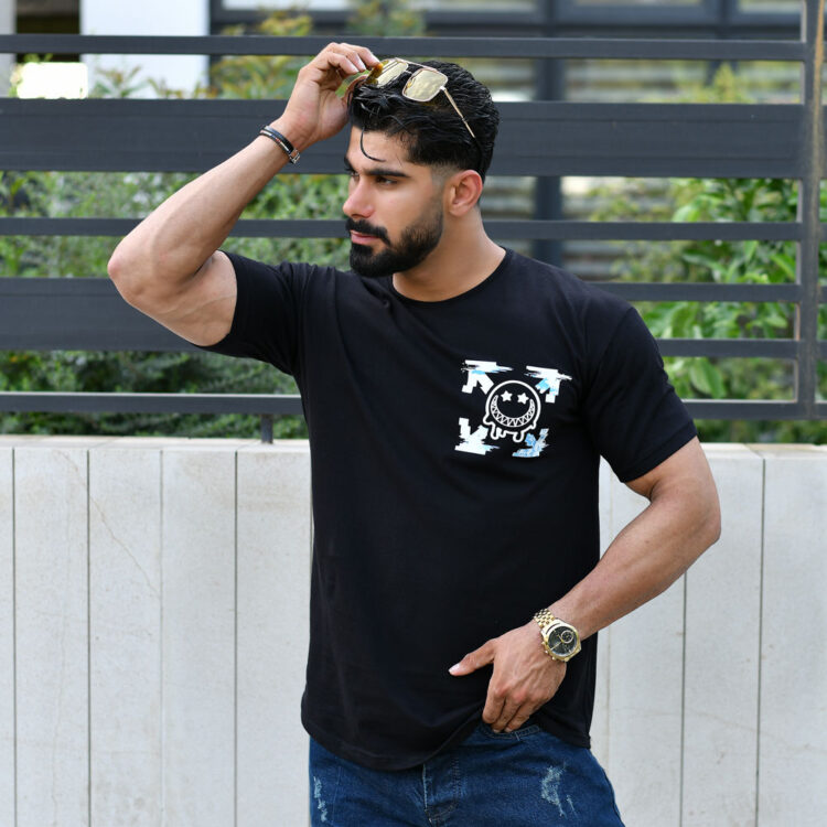 تیشرت مردانه OFF WHITE مشکی کد 16051