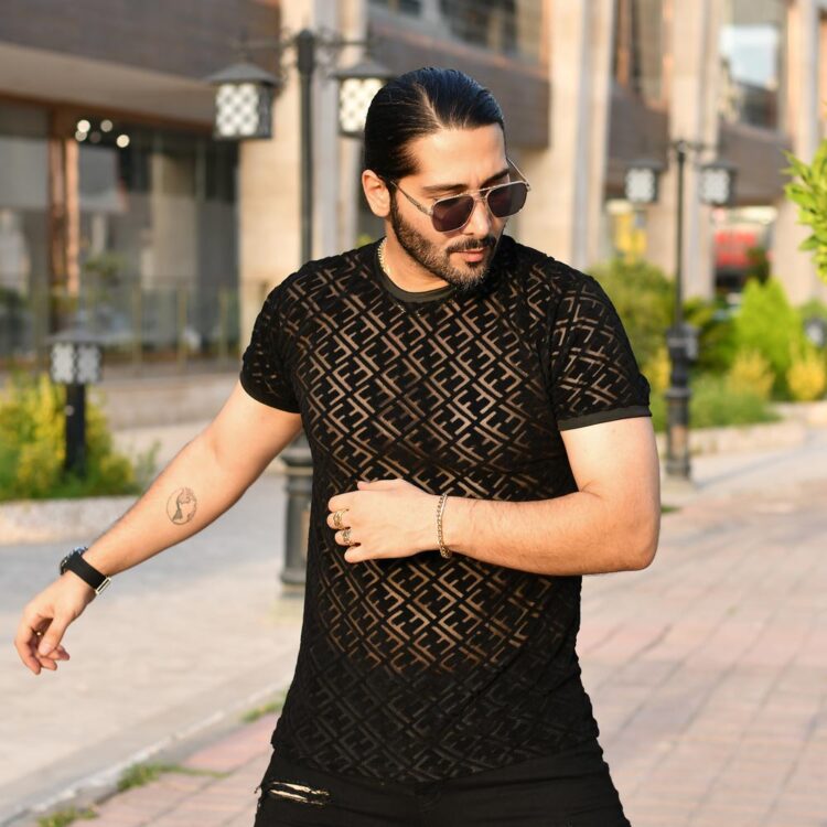 تیشرت مردانه FENDI مشکی کد 16065