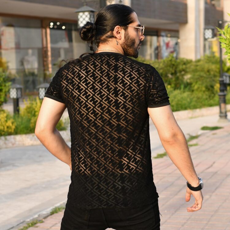 تیشرت مردانه FENDI مشکی کد 16065