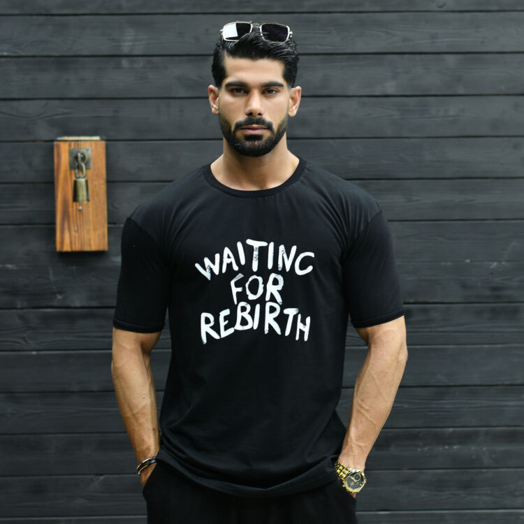 تیشرت لش مردانه WAITING کد 15427
