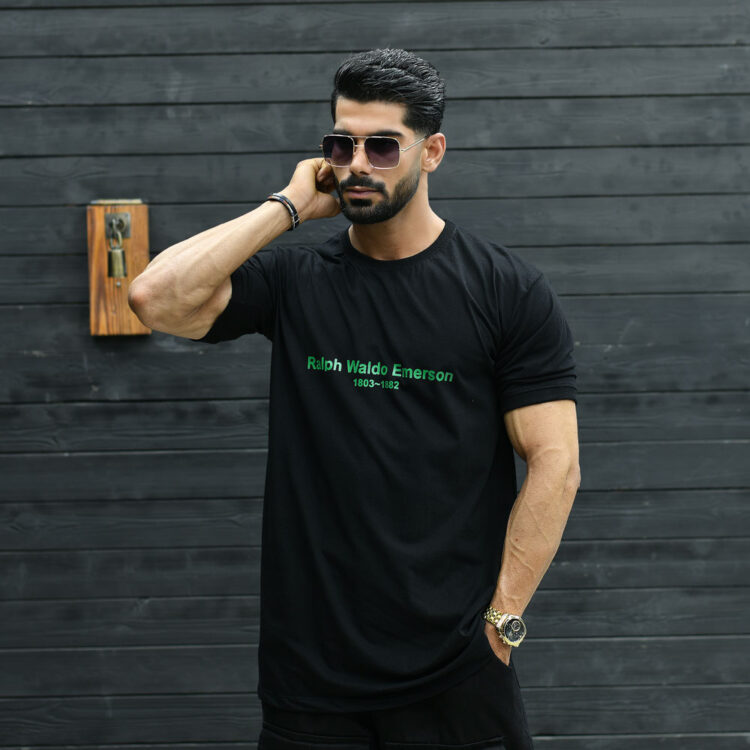 تیشرت مردانه لانگ RALPH مشکی کد 15398