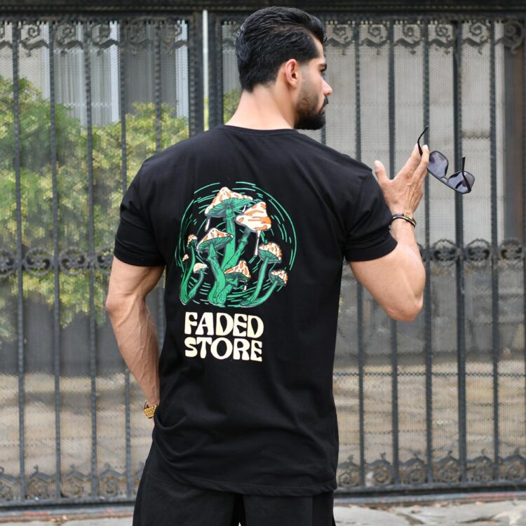 تیشرت مردانه لانگ FADED STOR کد 15394