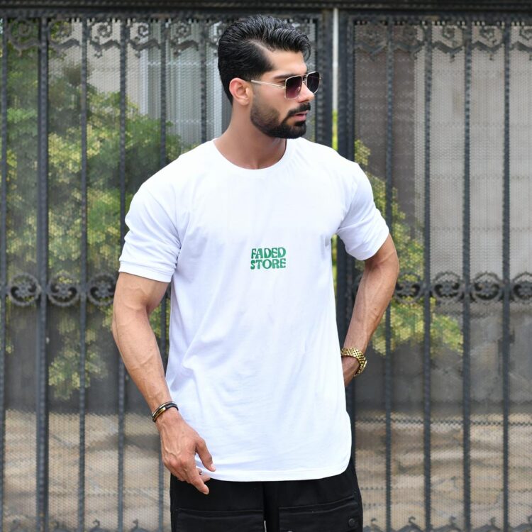 تیشرت مردانه لانگ FADED STOR کد 15394