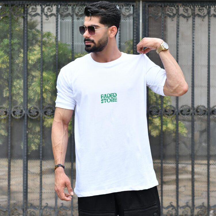 تیشرت مردانه لانگ FADED STOR کد 15394